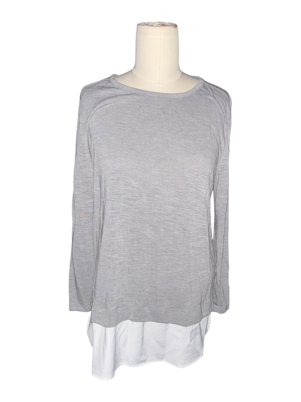 J. Crew Long-sleeve top with silky hem